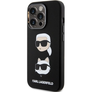 Hurtownia GSM - Etui Karl Lagerfeld KLHCP15XSDHKCNK Apple iPhone 15 Pro Max Silicone Karl&Choupette Head negru/black - KLD1817 - {ean13} - Hurt