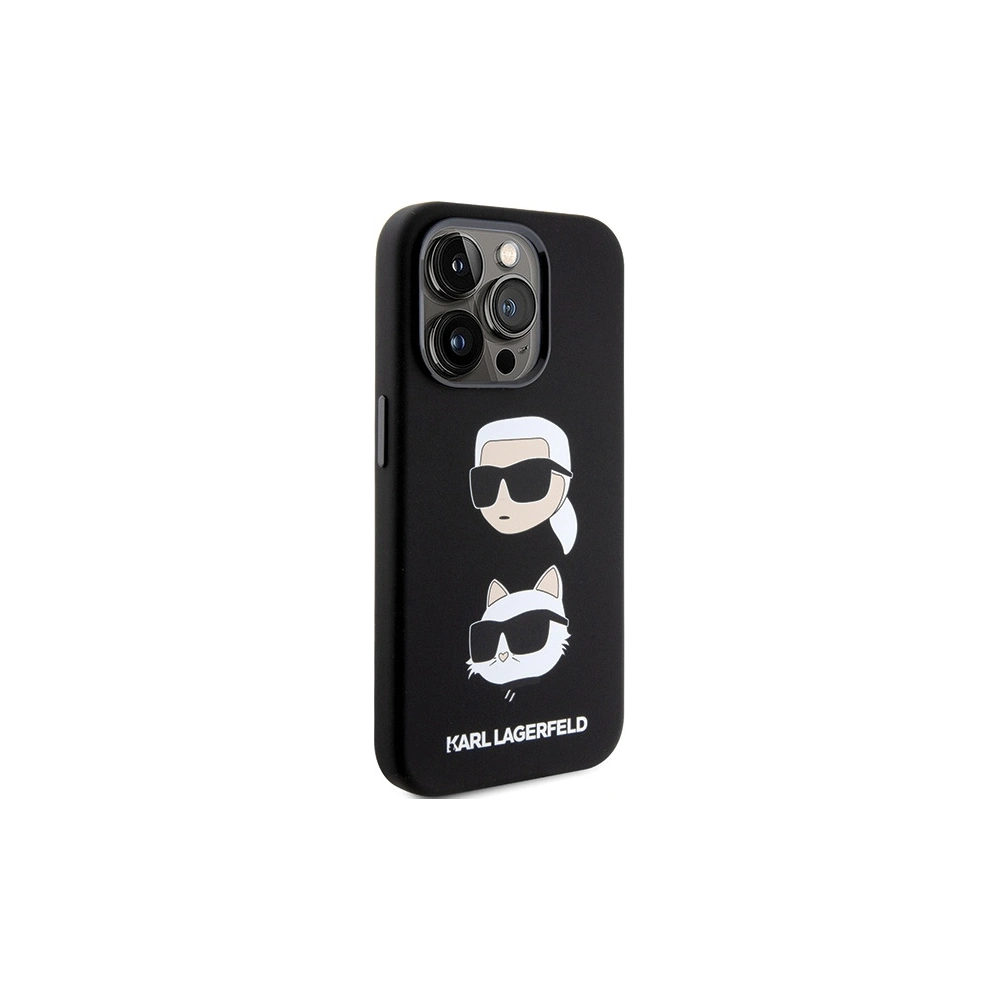 Hurtownia GSM - Etui Karl Lagerfeld KLHCP15XSDHKCNK Apple iPhone 15 Pro Max Silicone Karl&Choupette Head czarny/black - KLD1817 - {ean13} - Hurt