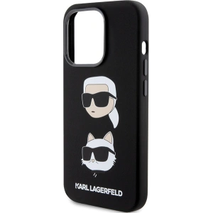Hurtownia GSM - Etui Karl Lagerfeld KLHCP15XSDHKCNK Apple iPhone 15 Pro Max Silicone Karl&Choupette Head czarny/black - KLD1817 - {ean13} - Hurt