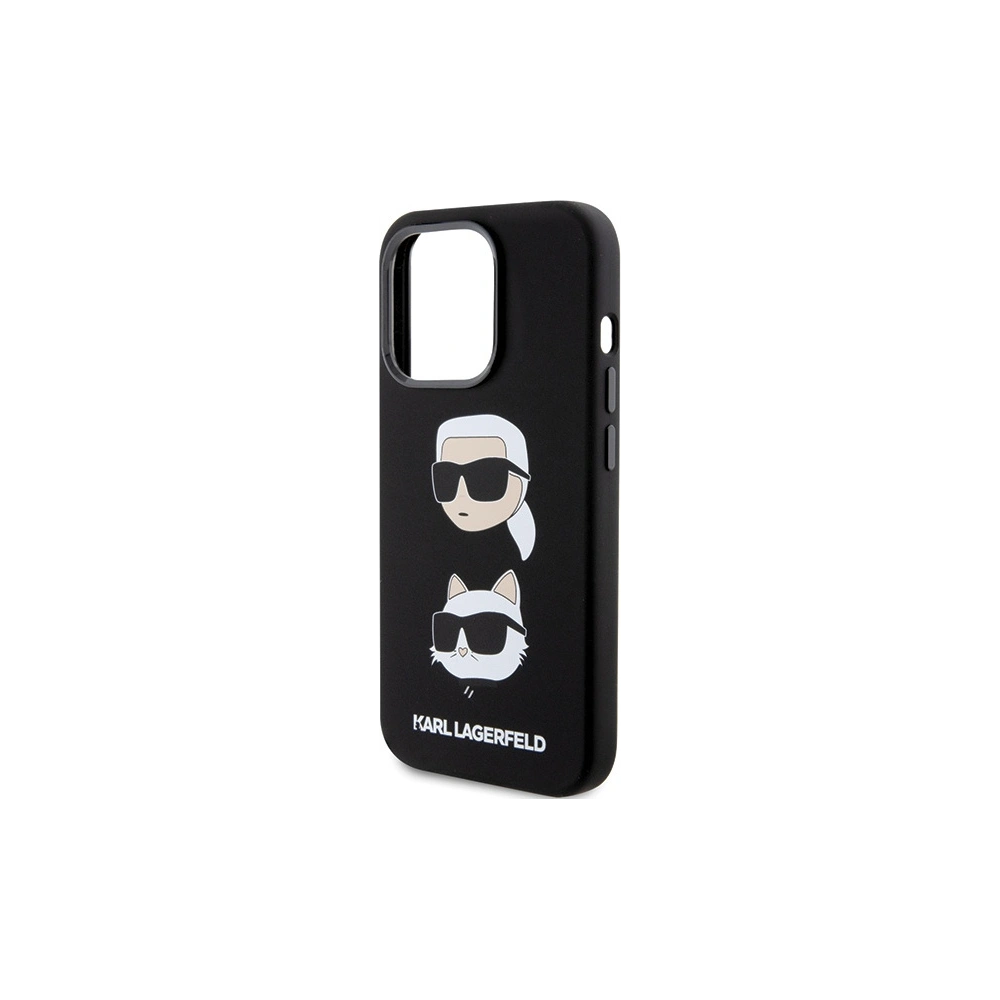 Hurtownia GSM - Etui Karl Lagerfeld KLHCP15XSDHKCNK Apple iPhone 15 Pro Max Silicone Karl&Choupette Head czarny/black - KLD1817 - {ean13} - Hurt