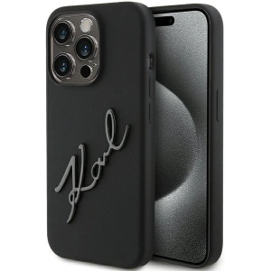 Hurtownia GSM - Etui Karl Lagerfeld KLHCP15XSKSBMCK Apple iPhone 15 Pro Max hardcase Silicon Karl Script negru/black - KLD1818 - {ean13} - Hurt