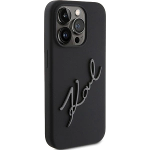 Hurtownia GSM - Etui Karl Lagerfeld KLHCP15XSKSBMCK Apple iPhone 15 Pro Max hardcase Silicon Karl Script negru/black - KLD1818 - {ean13} - Hurt