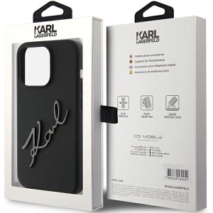 Hurtownia GSM - Etui Karl Lagerfeld KLHCP15XSKSBMCK Apple iPhone 15 Pro Max hardcase Silicon Karl Script negru/black - KLD1818 - {ean13} - Hurt