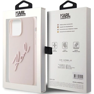Hurtownia GSM - Etui Karl Lagerfeld KLHCP15XSKSBMCP Apple iPhone 15 Pro Max hardcase Silicon Karl Script roz/roz - KLD1819 - {ean13} - Hurt