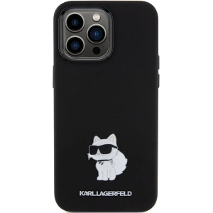 Hurtownia GSM - Etui Karl Lagerfeld KLHCP15XSMHCNPK Apple iPhone 15 Pro Max Silicone Choupette Metal Pin fekete/black - KLD1820 - {ean13} - Hurt