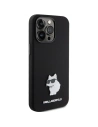 Hurtownia GSM - Etui Karl Lagerfeld KLHCP15XSMHCNPK Apple iPhone 15 Pro Max Silicone Choupette Metal Pin negru/black - KLD1820 - {ean13} - Hurt