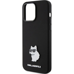Hurtownia GSM - Etui Karl Lagerfeld KLHCP15XSMHCNPK Apple iPhone 15 Pro Max Silicone Choupette Metal Pin fekete/black - KLD1820 - {ean13} - Hurt