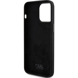 Hurtownia GSM - Etui Karl Lagerfeld KLHCP15XSMHCNPK Apple iPhone 15 Pro Max Silicone Choupette Metal Pin fekete/black - KLD1820 - {ean13} - Hurt