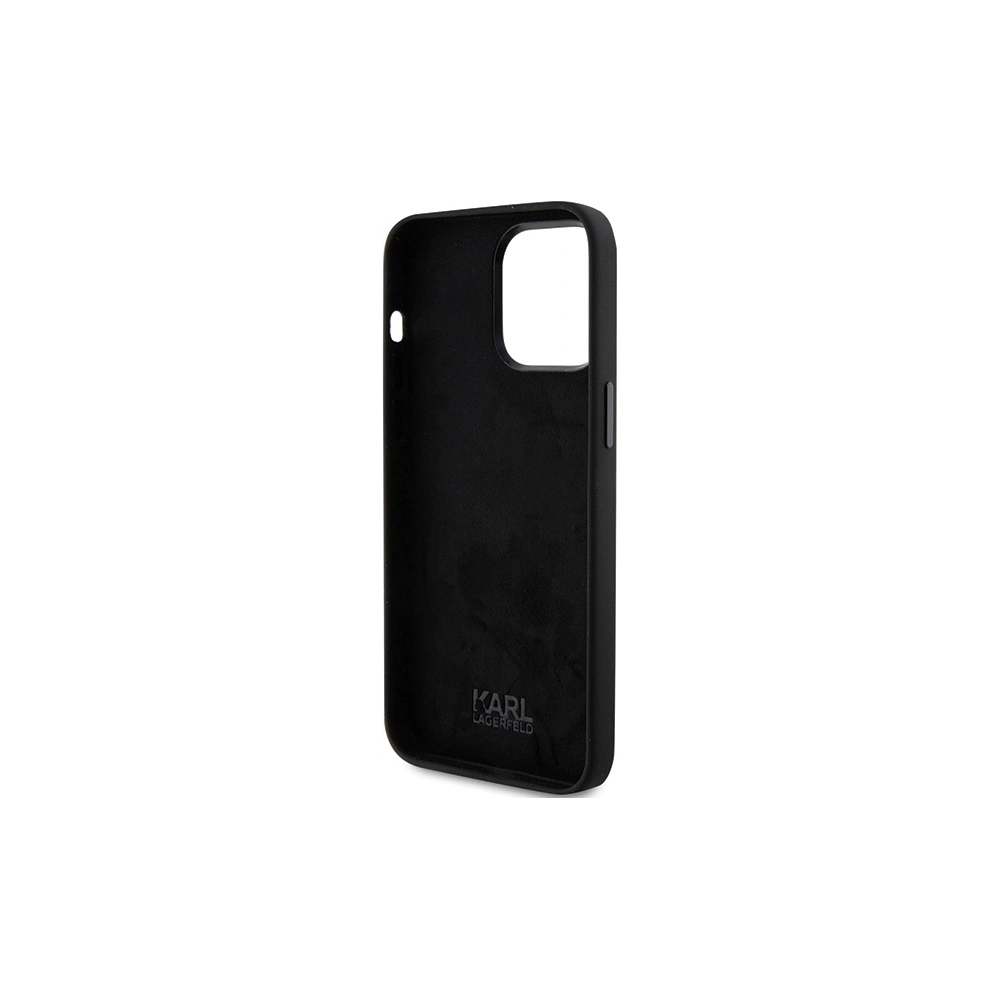 Hurtownia GSM - Etui Karl Lagerfeld KLHCP15XSMHCNPK Apple iPhone 15 Pro Max silikonové Choupette Metal Pin černé/black - KLD1820 - {ean13} - Hurt