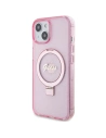 Hurtownia GSM - Etui Guess GUHMP15MHRSGSP Apple iPhone 15 Plus / 14 Plus hardcase Ring Stand Script Glitter MagSafe różowy/pink - GUE3040 - {ean13} - Hurt