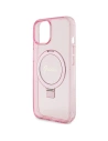 Hurtownia GSM - Etui Guess GUHMP15MHRSGSP Apple iPhone 15 Plus / 14 Plus hardcase Ring Stand Script Glitter MagSafe różowy/pink - GUE3040 - {ean13} - Hurt