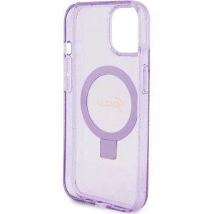 Hurtownia GSM - Etui Guess GUHMP15MHRSGSU Apple iPhone 15 Plus / 14 Plus hardcase Ring Stand Script Glitter MagSafe fialový/purple - GUE3041 - {ean13} - Hurt