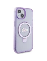Hurtownia GSM - Etui Guess GUHMP15SHRSGSU Apple iPhone 15 hardcase Ring Stand Script Glitter MagSafe fialový/purple - GUE3044 - {ean13} - Hurt