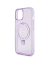 Hurtownia GSM - Case Guess GUHMP15SHRSGSU Apple iPhone 15 Hardcase Ring Stand Script Glitter MagSafe lila/purple - GUE3044 - {ean13} - Hurt