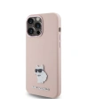 Hurtownia GSM - Case Karl Lagerfeld KLHCP15XSMHCNPP Apple iPhone 15 Pro Max Silikon Choupette Metallpin rosa/pink - KLD1821 - {ean13} - Hurt