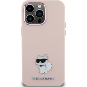 Hurtownia GSM - Etui Karl Lagerfeld KLHCP15XSMHCNPP Apple iPhone 15 Pro Max Silicon Choupette Metal Pin růžový/pink - KLD1821 - {ean13} - Hurt