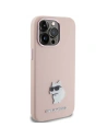 Hurtownia GSM - Etui Karl Lagerfeld KLHCP15XSMHCNPP Apple iPhone 15 Pro Max Szilikon Choupette Fém Kitűző rózsaszín/pink - KLD1821 - {ean13} - Hurt