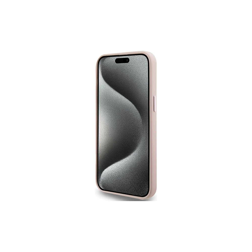 Hurtownia GSM - Case Karl Lagerfeld KLHCP15XSMHCNPP Apple iPhone 15 Pro Max Silikon Choupette Metallpin rosa/pink - KLD1821 - {ean13} - Hurt