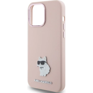 Hurtownia GSM - Etui Karl Lagerfeld KLHCP15XSMHCNPP Apple iPhone 15 Pro Max Silicon Choupette Metal Pin růžový/pink - KLD1821 - {ean13} - Hurt