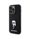 Hurtownia GSM - Etui Karl Lagerfeld KLHCP15XSMHKNPK Apple iPhone 15 Pro Max Silicone Ikonik Metal Pin czarny/black - KLD1822 - {ean13} - Hurt