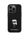 Wholesale Karl Lagerfeld KLHCP15XSMHKNPK Apple iPhone 15 Pro Max Silicone Ikonik Metal Pin black - KLD1822 - {ean13} - Hurt
