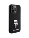 Hurtownia GSM - Etui Karl Lagerfeld KLHCP15XSMHKNPK Apple iPhone 15 Pro Max Silicone Ikonik Metal Pin czarny/black - KLD1822 - {ean13} - Hurt