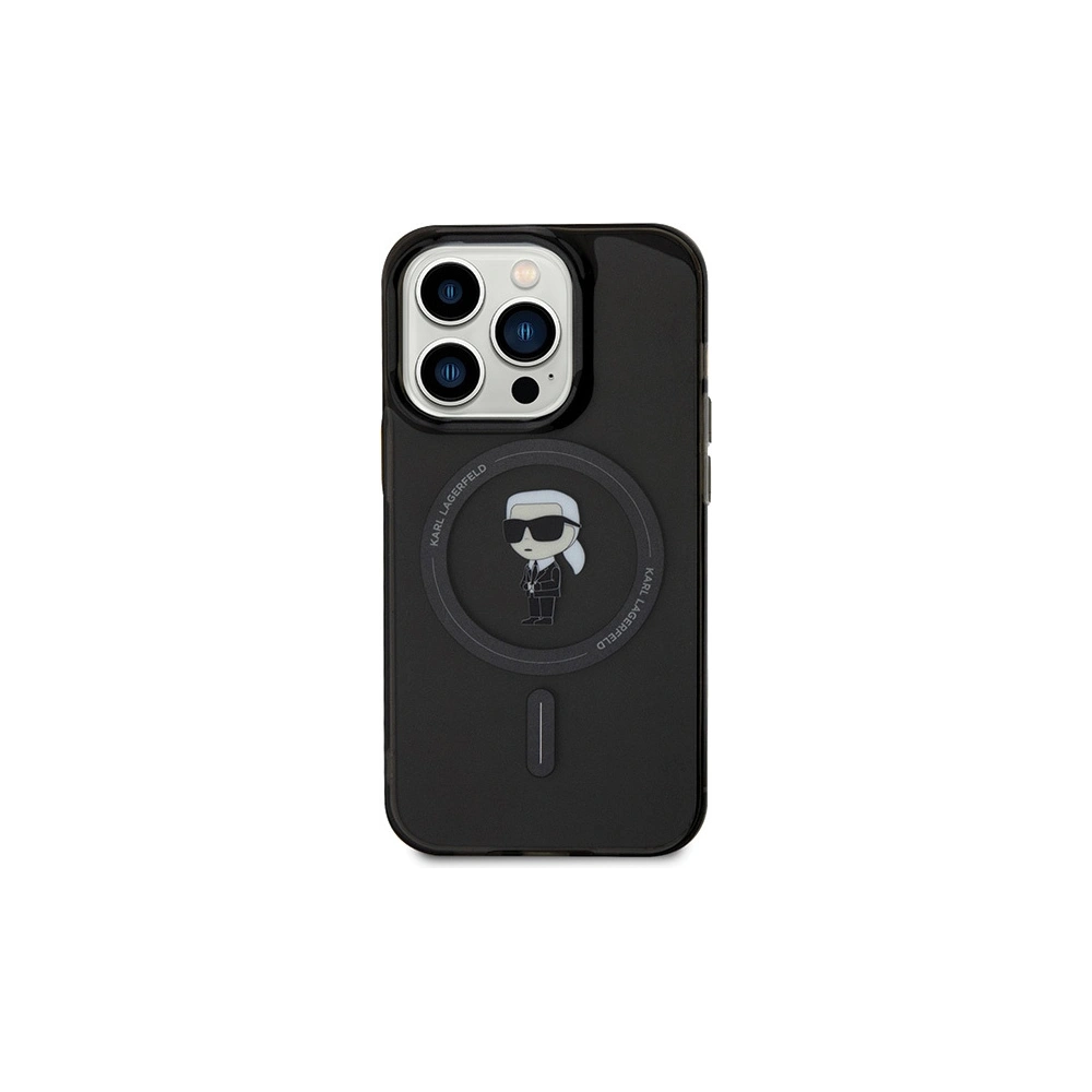 Wholesale Karl Lagerfeld KLHMP14XHFCKNOK Apple iPhone 14 Pro Max hardcase IML Ikonik MagSafe black - KLD1823 - {ean13} - Hurt