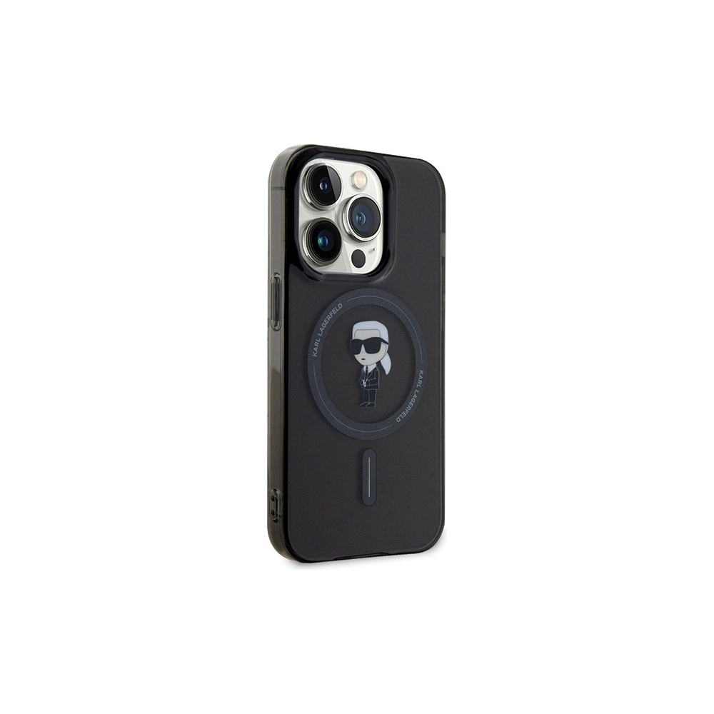 Wholesale Karl Lagerfeld KLHMP14XHFCKNOK Apple iPhone 14 Pro Max hardcase IML Ikonik MagSafe black - KLD1823 - {ean13} - Hurt