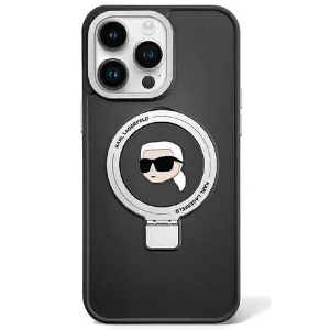 Hurtownia GSM - Etui Karl Lagerfeld KLHMP15MHMRSKHK Apple iPhone 15 Plus / 14 Plus hardcase Ring Stand Karl Head MagSafe negru/black - KLD1824 - {ean13} - Hurt