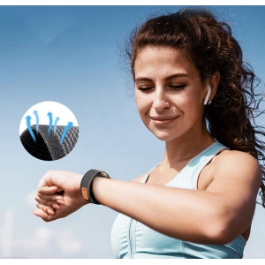 Hurtownia GSM - Pásek Tech-Protect Nylon Samsung Galaxy Watch 4/5/5 Pro/6 černý/oranžový - THP2430 - {ean13} - Hurt