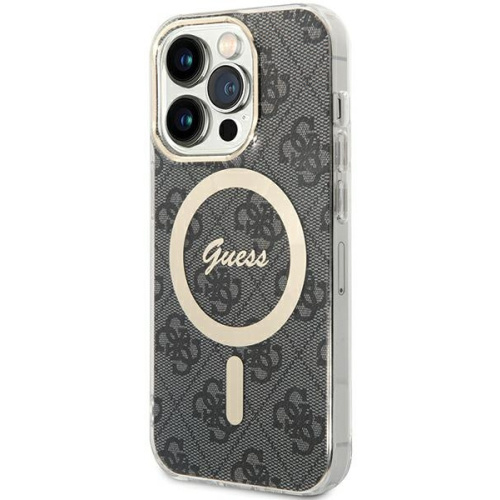 Guess Distributor - 3666339194567 - GUE3045 - Guess GUHMP15LH4STK Apple iPhone 15 Pro hardcase IML 4G MagSafe black - B2B homescreen