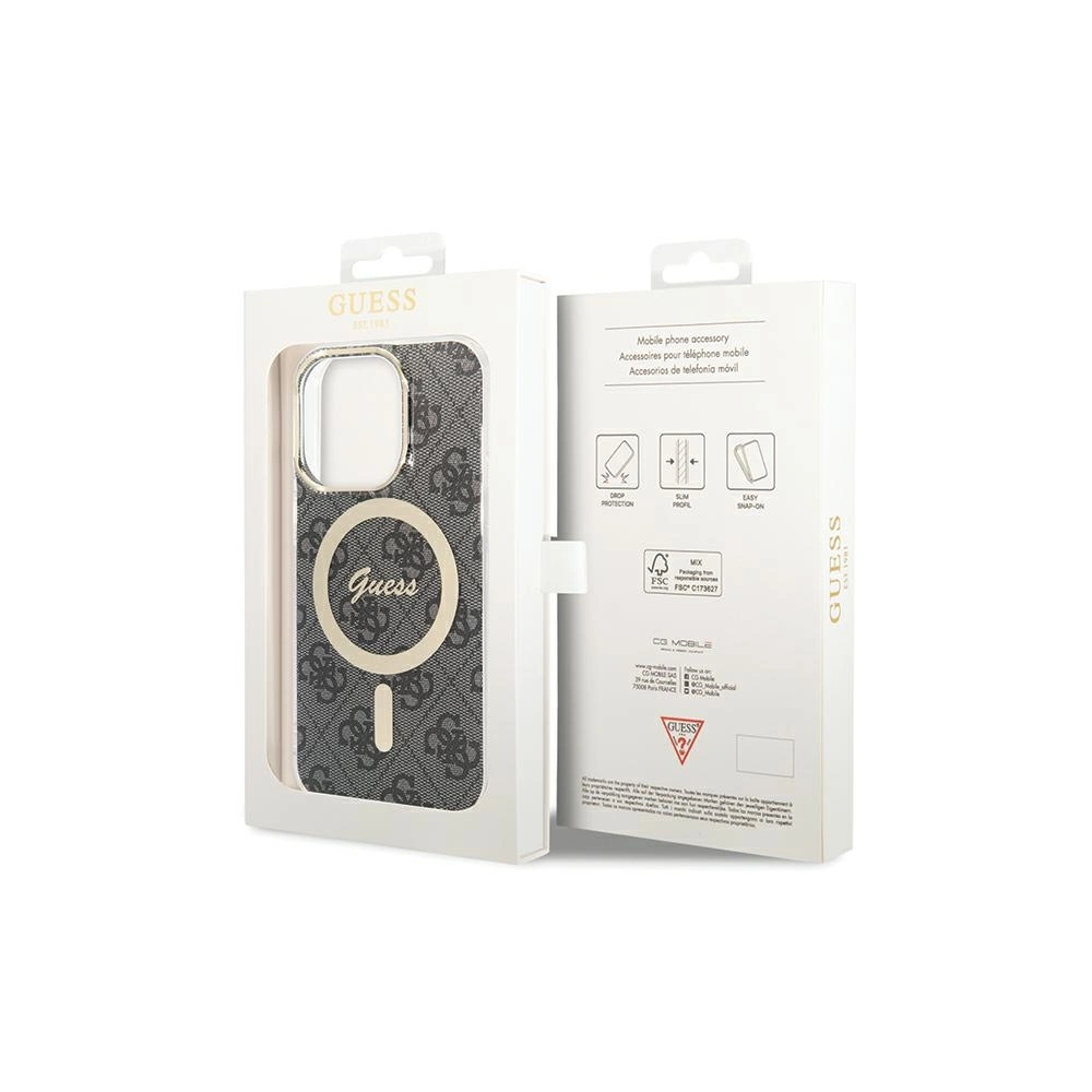 Hurtownia GSM - Case Guess GUHMP15LH4STK Apple iPhone 15 Pro Hardcase IML 4G MagSafe schwarz/black - GUE3045 - {ean13} - Hurt