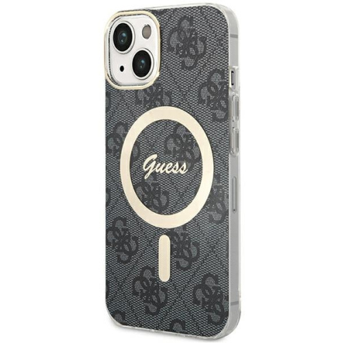 Guess Distributor - 3666339194543 - GUE3046 - Guess GUHMP15SH4STK Apple iPhone 15 hardcase IML 4G MagSafe black - B2B homescreen