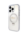 Hurtownia GSM - Case Guess GUHMP15XHRSGSD Apple iPhone 15 Pro Max Hardcase Ring Stand Script Glitter MagSafe transparent - GUE3048 - {ean13} - Hurt