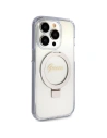 Hurtownia GSM - Case Guess GUHMP15XHRSGSD Apple iPhone 15 Pro Max Hardcase Ring Stand Script Glitter MagSafe transparent - GUE3048 - {ean13} - Hurt