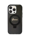 Hurtownia GSM - Case Guess GUHMP15XHRSGSK Apple iPhone 15 Pro Max Hardcase Ring Stand Script Glitter MagSafe schwarz/black - GUE3049 - {ean13} - Hurt