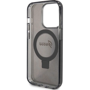 Hurtownia GSM - Etui Guess GUHMP15XHRSGSK Apple iPhone 15 Pro Max hardcase Ring Stand Script Glitter MagSafe černý/black - GUE3049 - {ean13} - Hurt