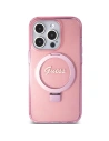 Hurtownia GSM - Case Guess GUHMP15XHRSGSP Apple iPhone 15 Pro Max Hardcase Ring Stand Script Glitter MagSafe rosa/pink - GUE3050 - {ean13} - Hurt