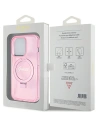 Hurtownia GSM - Case Guess GUHMP15XHRSGSP Apple iPhone 15 Pro Max Hardcase Ring Stand Script Glitter MagSafe rosa/pink - GUE3050 - {ean13} - Hurt