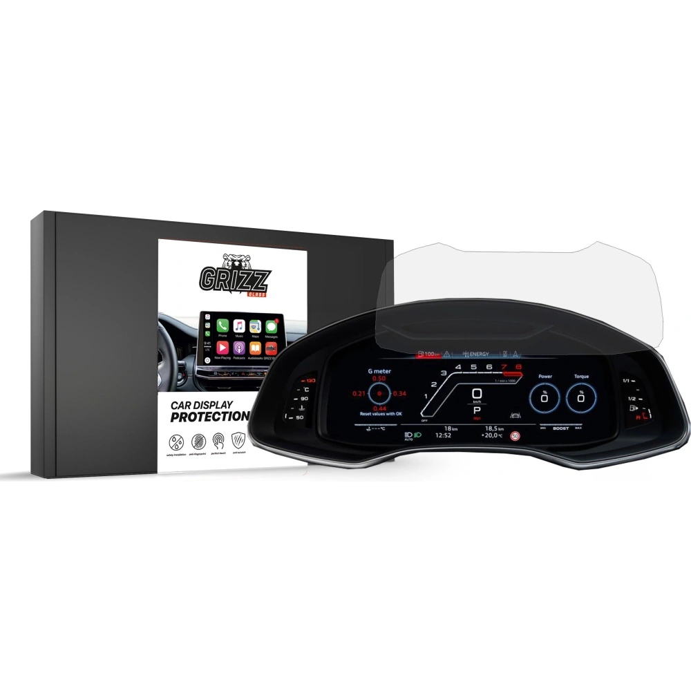 Hurtownia GSM - Matt fólia GrizzGlass CarDisplay védelem Audi Q8 Virtual Cockpit 12,3" 2018-hoz - GRZ7179 - {ean13} - Hurt