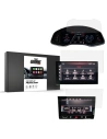 Matte Folie GrizzGlass CarDisplay Schutz für Audi Q7 Virtual 2019 [3 PACK]