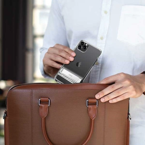 Etui UNIQ Cabrio Apple iPhone 11 Pro szary/smoked grey