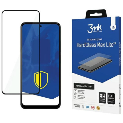Hurtownia 3MK - 5903108542128 - 3MK5393 - Szkło hartowane 3MK HardGlass Max Lite Xiaomi Redmi Note 12s czarny/black - B2B homescreen