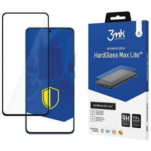 Hurtownia 3MK - 5903108542104 - 3MK5394 - Szkło hartowane 3MK HardGlass Max Lite Xiaomi Redmi Note 13 4G czarny/black - B2B homescreen