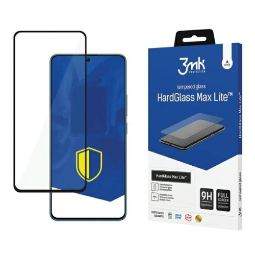 Szkło hartowane 3MK HardGlass Max Lite Xiaomi Redmi Note 13 4G czarny/black