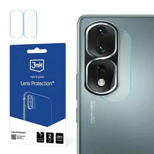 Szkło hybrydowe na obiektyw aparatu 3MK Lens Protection Honor 80 Pro [4 PACK]