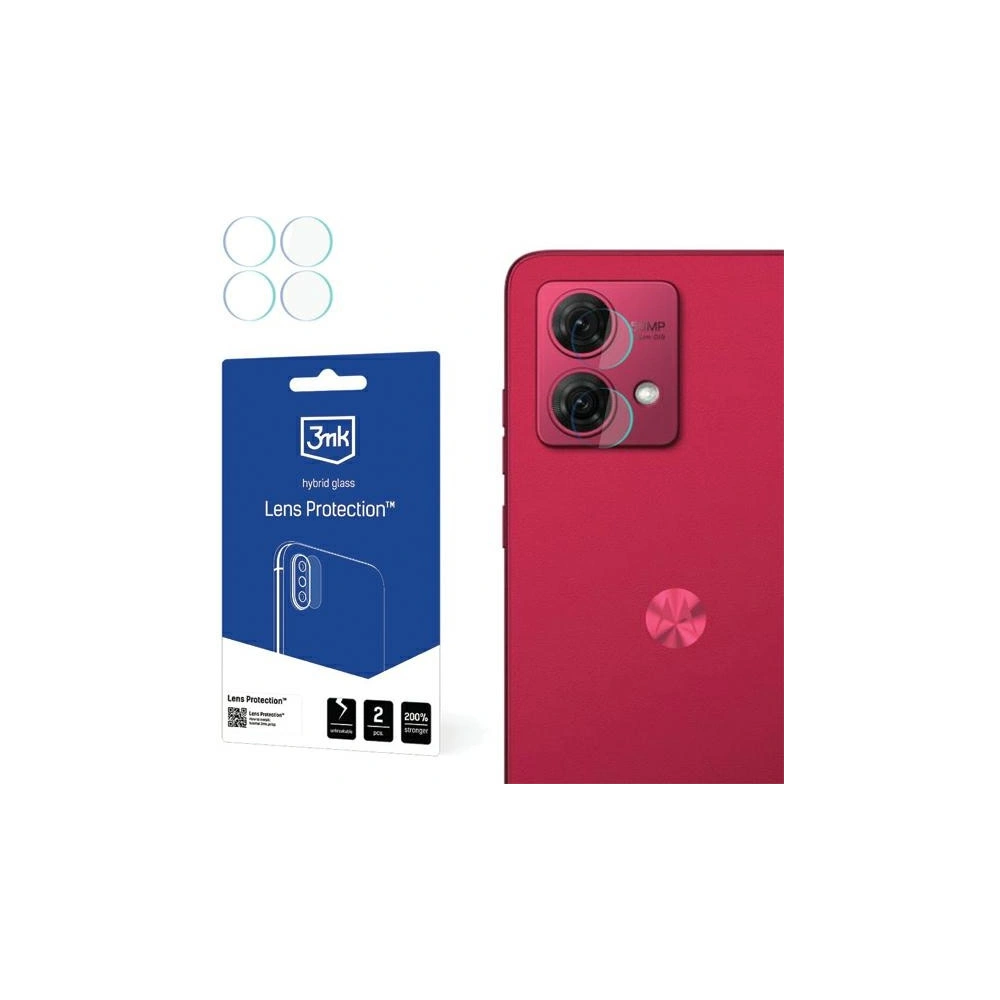 Hurtownia GSM - Hybridní sklo na objektiv fotoaparátu 3MK Lens Protection Motorola Moto G84 5G [4 PACK] - 3MK5403 - {ean13} - Hurt