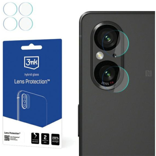Hurtownia 3MK - 5903108539647 - 3MK5407 - Szkło hybrydowe na obiektyw aparatu 3MK Lens Protection Sony Xperia 5 V [4 PACK] - B2B homescreen