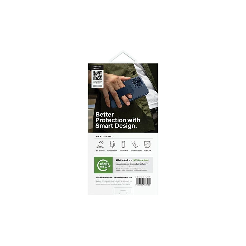 Hurtownia GSM - Etui UNIQ Heldro Mag Apple iPhone 15 Pro Magclick Charging modré/ultramarínová hluboká modrá - UNIQ1073 - {ean13} - Hurt