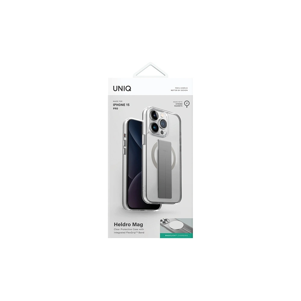 Hurtownia GSM - Case UNIQ Heldro Mag Apple iPhone 15 Pro Magclick Charging transparent/luzent klar - UNIQ1074 - {ean13} - Hurt
